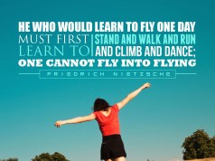 Aprenda inglês com citações #13: He who would learn to fly... [Friedrich Nietzsche]