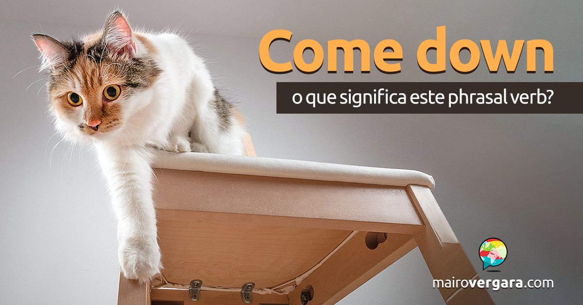 Come In  O que significa este phrasal verb? - Mairo Vergara