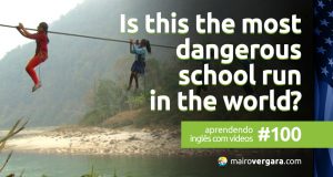 Aprendendo Inglês Com Vídeos #100: Is This The Most Dangerous School Run In The World?